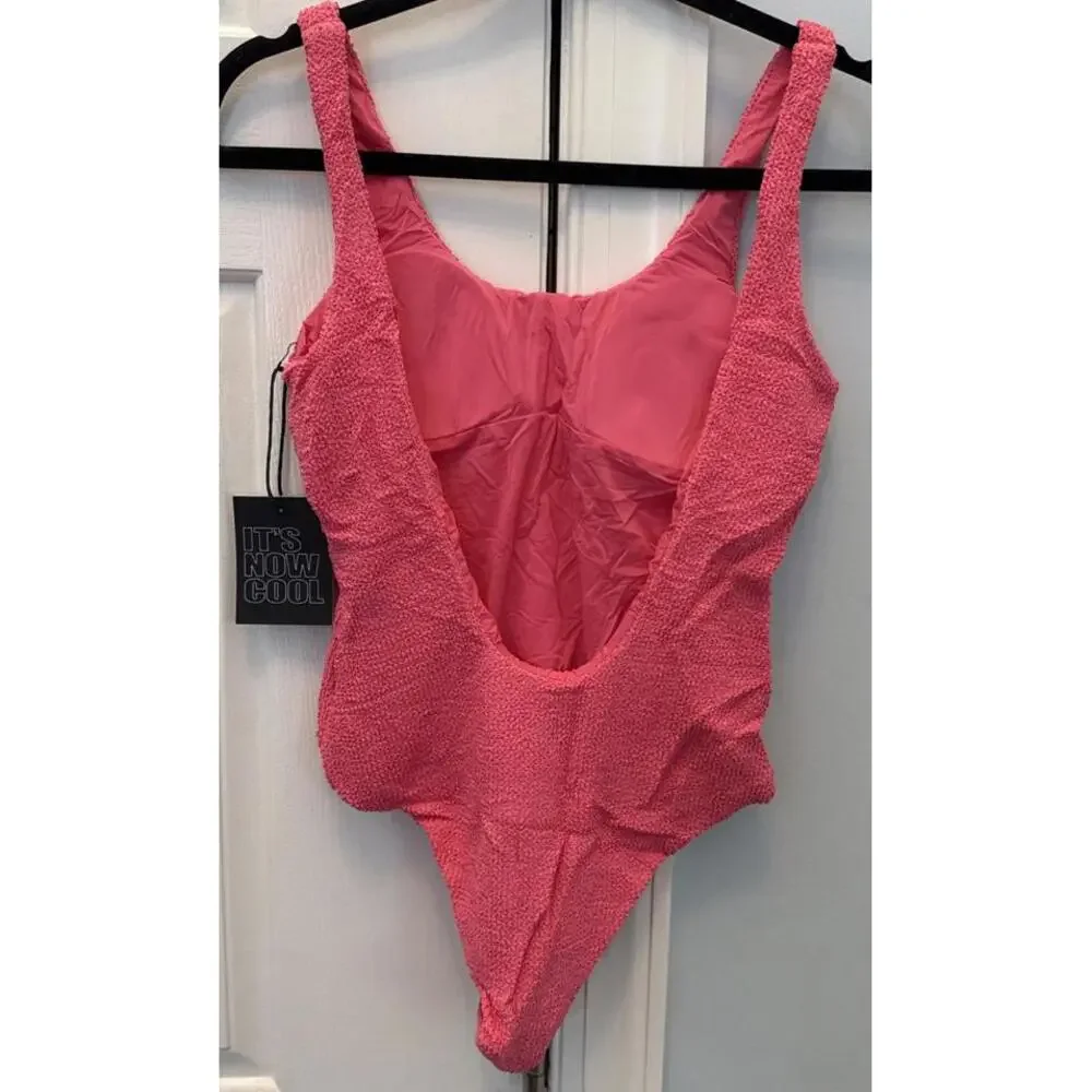 NEW It’s Now Cool Swim One Piece Bathing Suit Color Lollipop Crimp Size Med - Picture 5 of 10